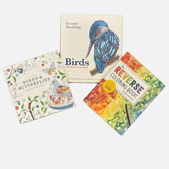 Coloring Books for Young Adults and Adults Lot of 3 Books - Picture 11 of 11